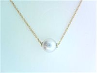 Halskette Ticchi Maurizio Dame AKOYA in Gelbgold Perla GG01478 - GG01478